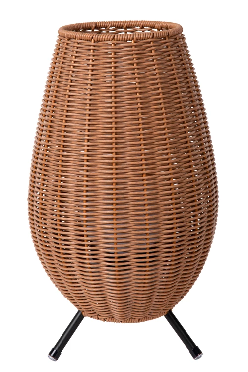 Lucide COLIN IP44 - Rechargeable Table lamp Indoor/Outdoor - Battery pack- LED 3 StepDim - 1x3W 3000K - IP44 - Natural - turned off